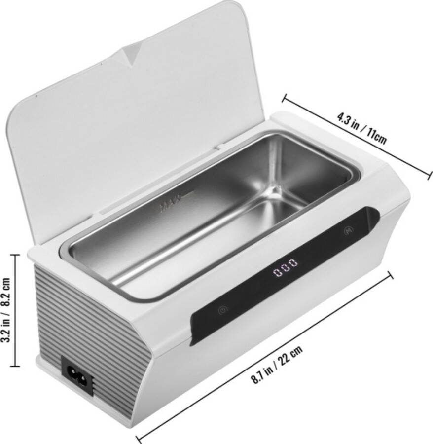 Ultrasonic Cleaner Ultrasoon Reinigingsapparaat Sieraden Schoonmaken Apparaat Ultrasone Reiniger Sieraden Cleaner Sieraden