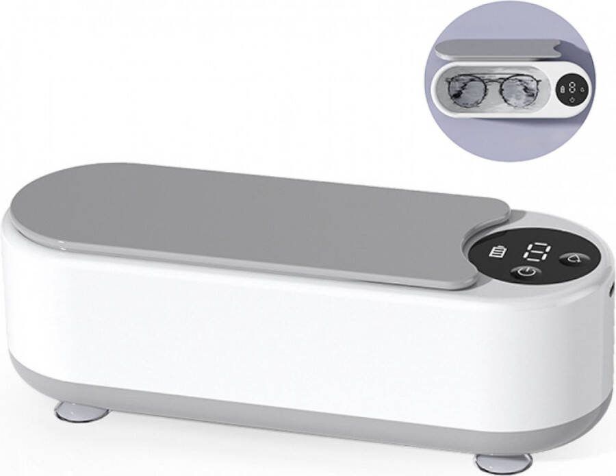 Ultrasoon Reiniger Ultrasonic Cleaner Reinigingsapparaat voor Sieraden en Brillen 360º ultrasoon apparaat voor brillen horloges sieraden kunstgebitten plastic