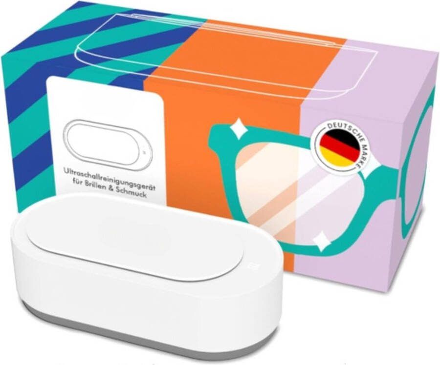 Ultrasoon reinigingsapparaat Brillen- en Sieradenreinigingsapparaat Efficiënte en Handige Reiniger 340ML 45000 Hz Voor Bril Sieraden Horloges Kunstgebitten & Ringen