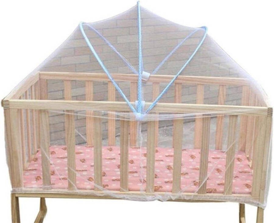 Universeel Babybed Muggennet Insectenbescherming Hemelbed Hoogwaardige Muggenbescherming Fijnmazig Scheurvast Gesloten Elastiek Wasbaar Slaapkamer voor Baby's en Meisjes