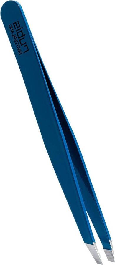 Universeel pincet met rechte punt blauw