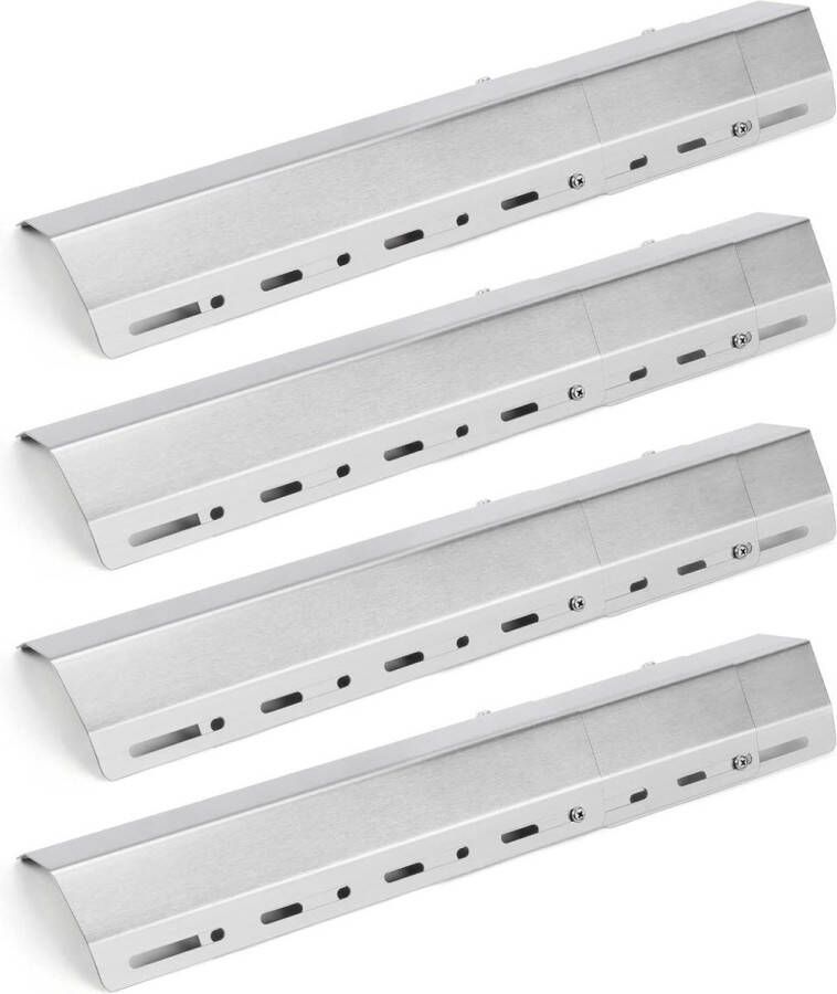 Universeel Verstelbaar 2985 cm x 7239 cm 953 cm Breedte BBQ Gasbarbecue Roestvrijstalen hitteplaat deksel Vervanging voor de meeste gasbarbecues