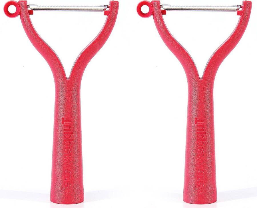 Universele dunschiller rood D119 plat geslepen gekarteld keukengadget_SCANCODES