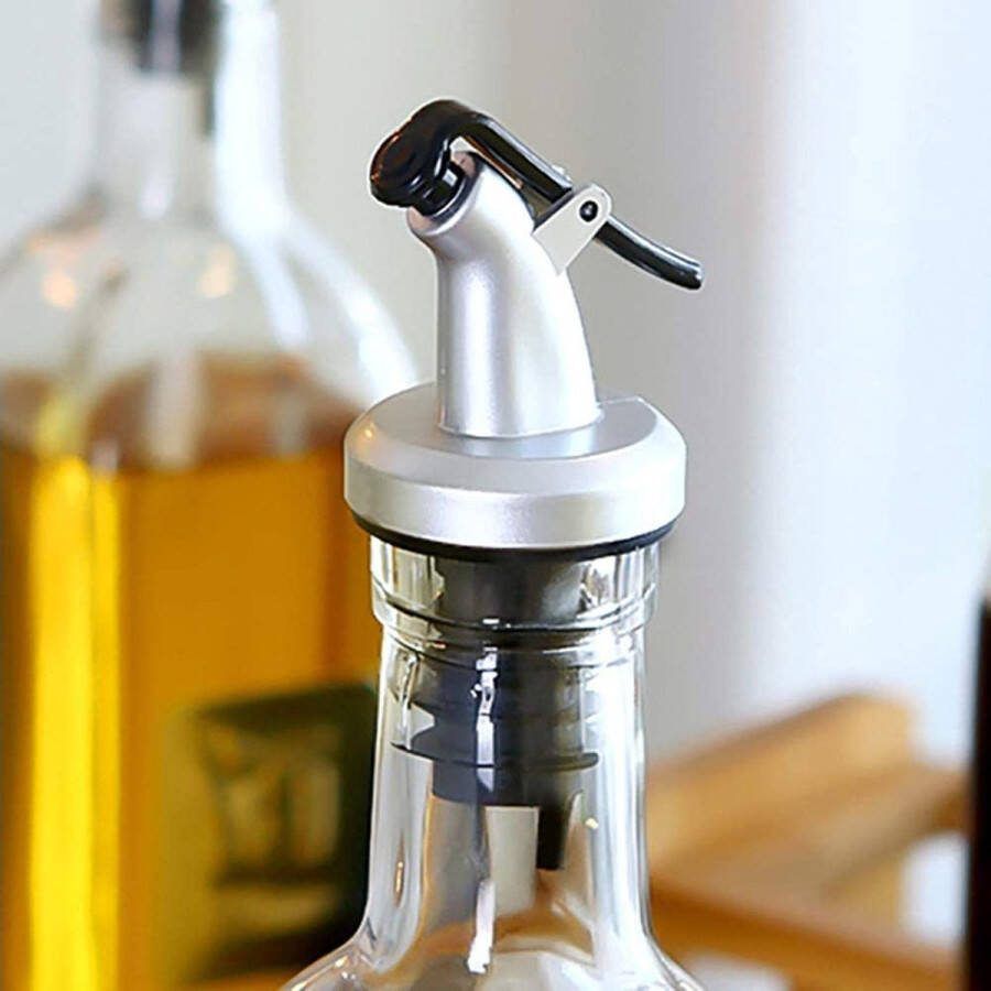 Universele Flessen Stopper 2 Stuks Wijnstopper Classic Wijnafsluiter Champagnestopper Flessen dichtmaken Kurkvervanger Zwart