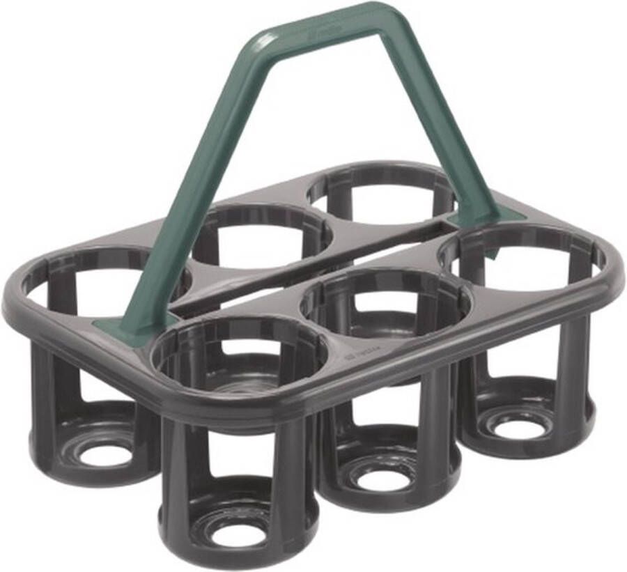 Universele flessenhouder Fleshouder Flesdrager Antraciet