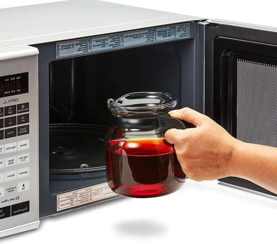 Universele Glazen Koffiekan Thermische Glazen Theepot Melitakan met Deksel Inhoud 1000 mL Koffiepot