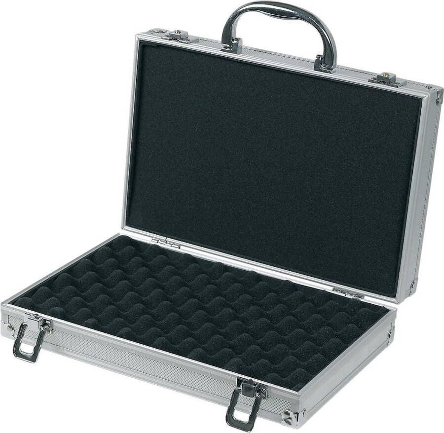 Universele koffer voor meetinstrumenten robuuste draagkoffer gereedschapsopslag blokschuimplaten schuimbekleding afsluitbaar stofbescherming 295 x 195 x 70 mm Gereedschapskoffer