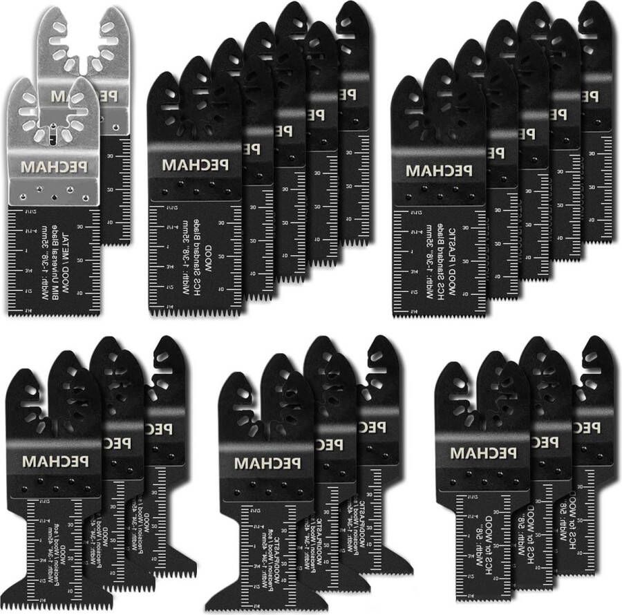 Universele Multi Tool Accessoire voor Wood-Metal Oscillerende Multitool Quick Release Accessoires Fein Multimaster Ryobi Milwaukee Dremel Dewalt Rockwell 21 STKS