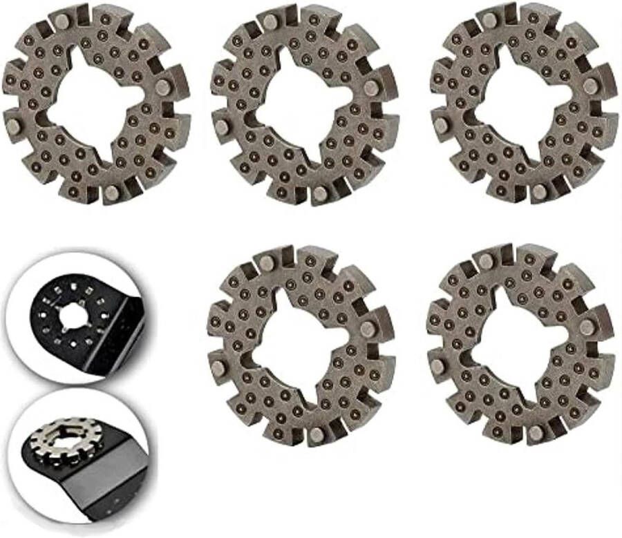 Universele Multitool Blade Adapter 5 Stuks voor Worx Rockwell Oscillerende Multi Tools Houtbewerking Accessoire oscillerende zaagbladen