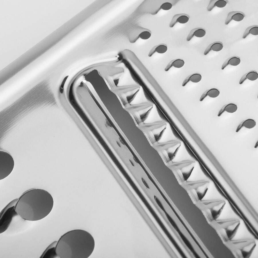 Universele rasp 3 in 1 roestvrij staal zilver-zwart Multifunctionele keukenrasp 10022270 Raspen