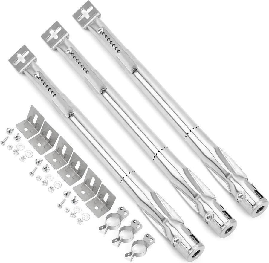 Universele Roestvrijstalen Verstelbare Brandervervanging Branders Accessoires Gasbarbecue 12mm 3 Stuks
