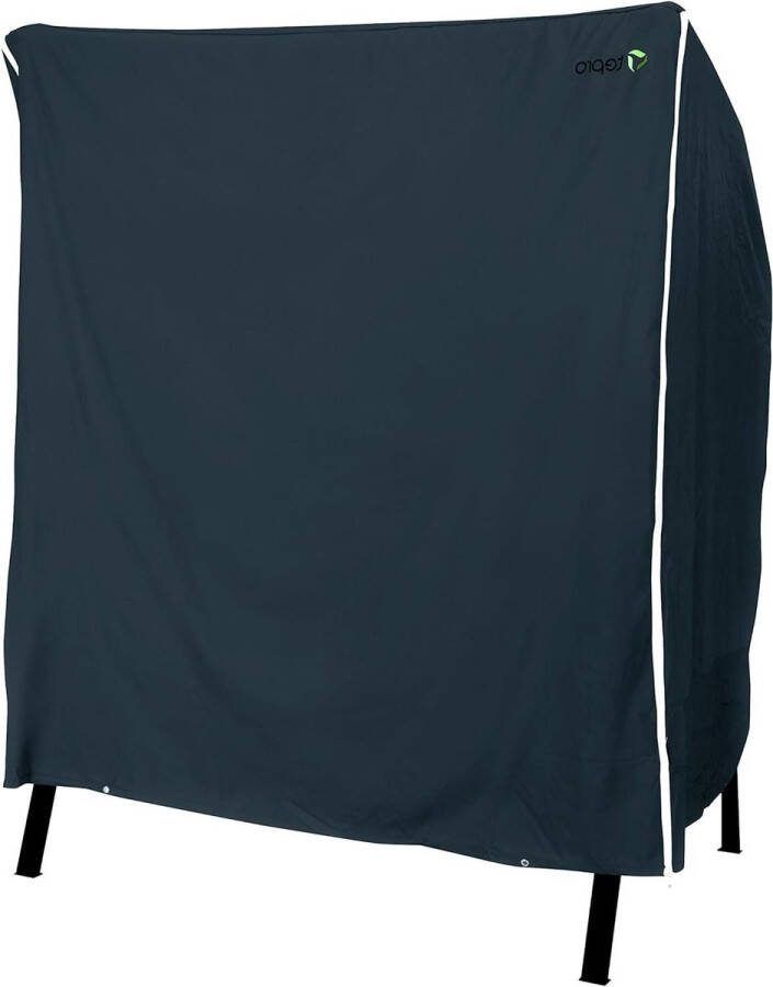 Universele strandstoelhoes groot zwart 105 x 155 x 170 cm 8125 Beschermhoes voor strandstoel met UV-bescherming