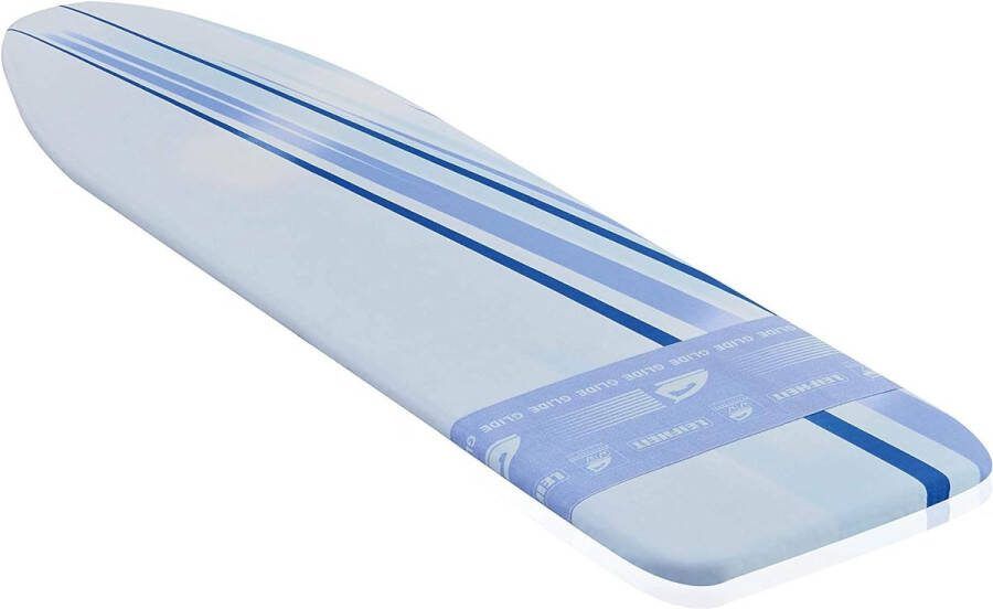 Universele strijkplankhoes strijkoppervlak tot 140 x 45 cm stoomstrijkijzer stoom- en warmteselectie schuifzone voor sneller strijken parkeerzone voor de
