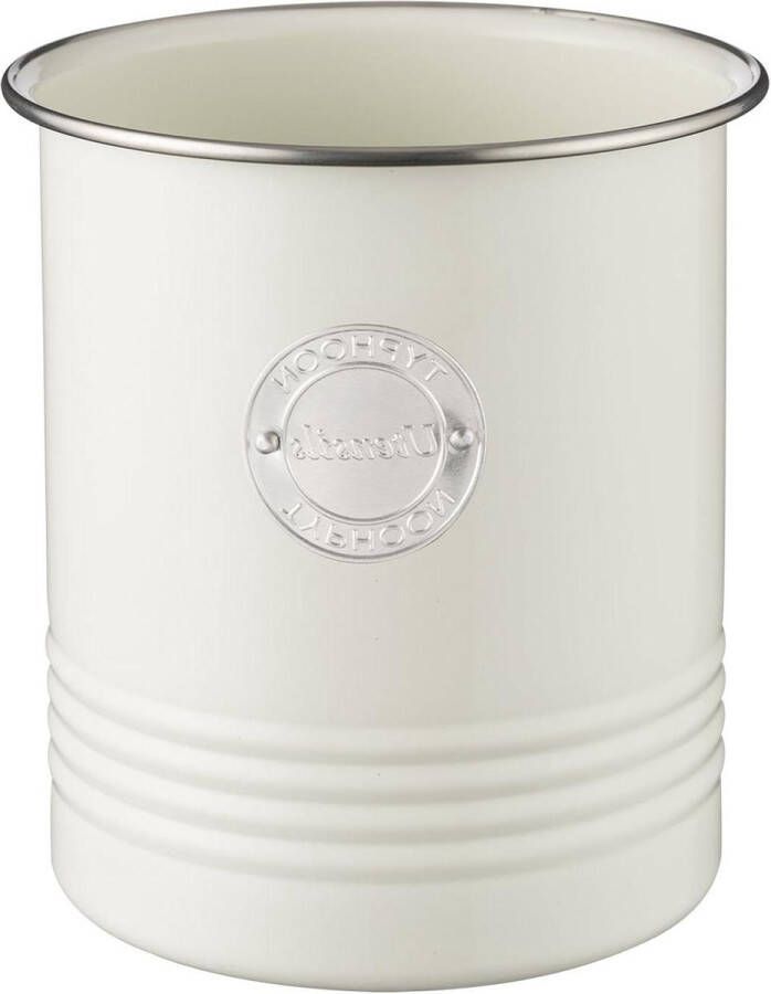Utensil Holder Steel Cream Typhoon Living Collection Pastel Cream 1.7 Litre spatelpot