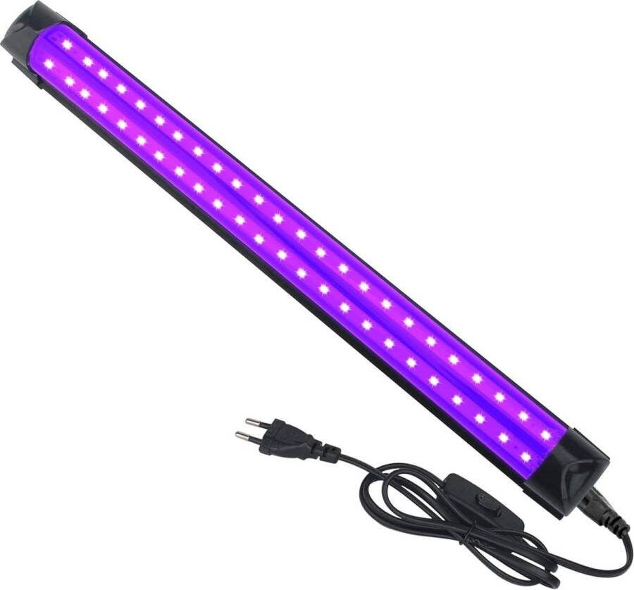 UV LED Lamp Bar 395nm 10W zwart licht buis met schakelaar en stekker draagbare UV licht voor Halloween Club Neon licht Fluorescerende lichaam schilderen Disco