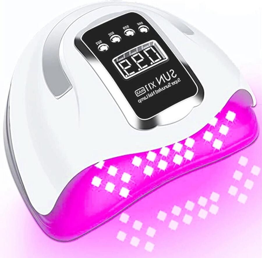 UV-LED Nageldroger 280W voor Gelnagels-Snellere Uitharding-Lcd-Display-Professionele Nagellamp