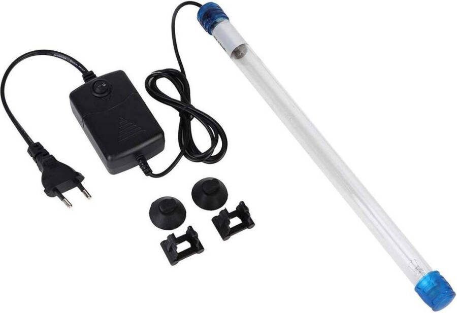 UV-licht Algen Bacteriën Doden Lamp Draagbaar UVC-desinfectorlicht Dompelpompen Aquarium Effectieve Bestrijding van Algen en Bacteriën (EU-stekker)(11W) vijverfilter met uvc lamp
