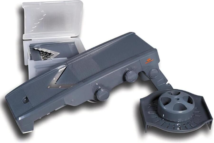 V Mandoline mes groentesnijder met anti-slip handvat