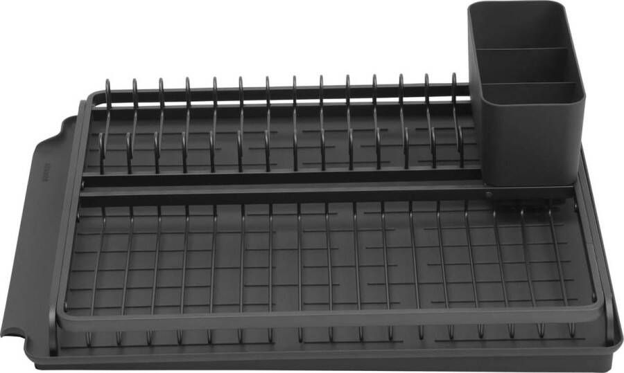 Vaat Droogrek Large Dark Grey met Verwijderbare Druppelbak