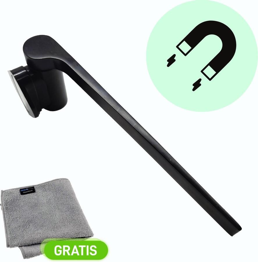 Vaatdoekhouder Magnetisch Aanrecht Organiser Gootsteen Organiser Vaatdoekhouder Gootsteen Vaatdoek Houder Vaatdoekhouder RVS Zwart inclusief: Vaatdoek Microvezel