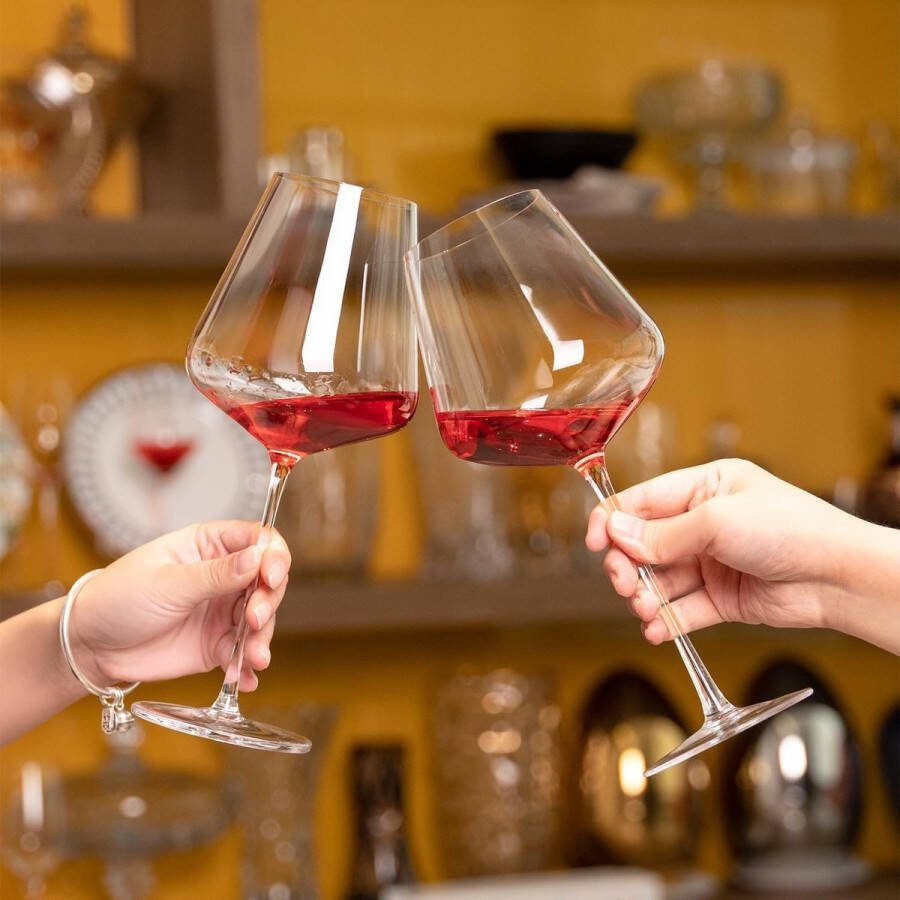 Vaatwasmachinebestendige Tritan-kristalglazen Luxe Wijnglazen set of 2