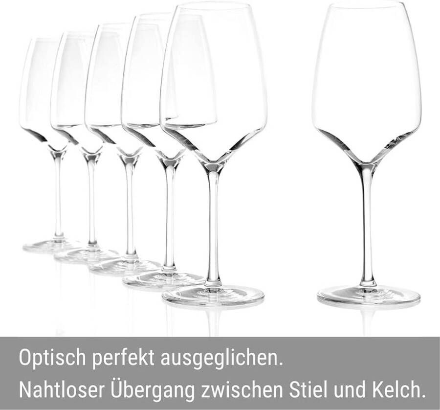 Vaatwasmachinebestendige Tritan-kristalglazen Luxe Wijnglazen set of 6