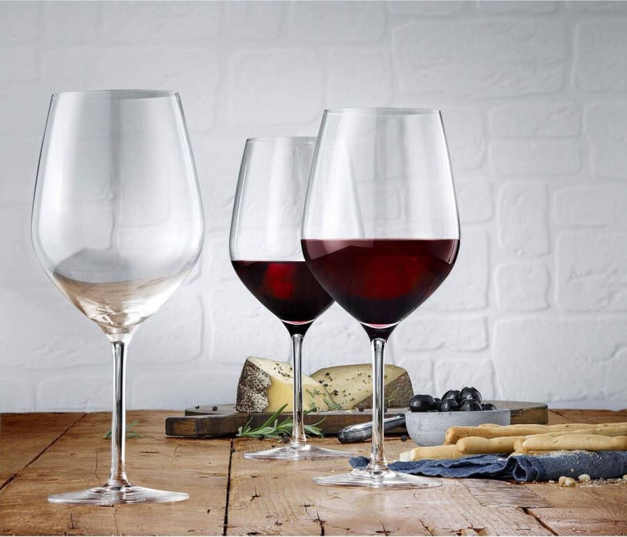 Vaatwasmachinebestendige Tritan-kristalglazen Luxe Wijnglazen set of 6