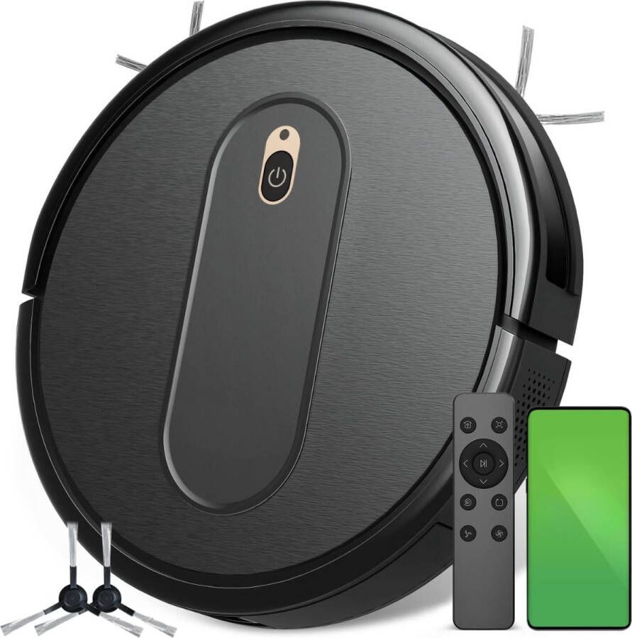 Vactidy Nimble T6 Robotstofzuiger 2800 Pa Zuigkracht Alexa&Google Assistant & App & Siri Bediening