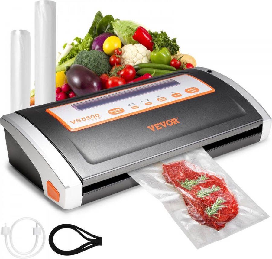 Vacumeermachine Vacuum sealer apparaat Sealer apparaat voor zakjes Voor groente fruit vlees en brood