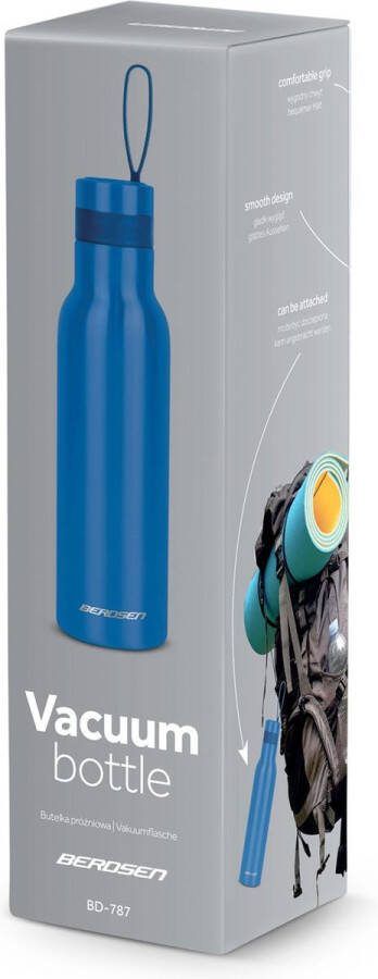 Vacuüm thermoskan 500 ml BD-787 marineblauw