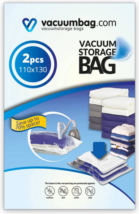 Vacuumbag.com Vacuumzakken 110X130 [Set 2 zakken]