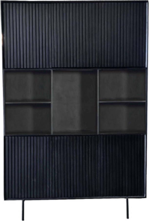 Starfurn Vakkenkast XL Madison Black | 135 cm STF-5759