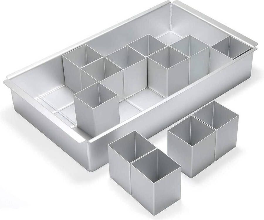 Variabele aluminium cakevorm individuele lettervorm of cijfervorm voor verjaardag jubileum