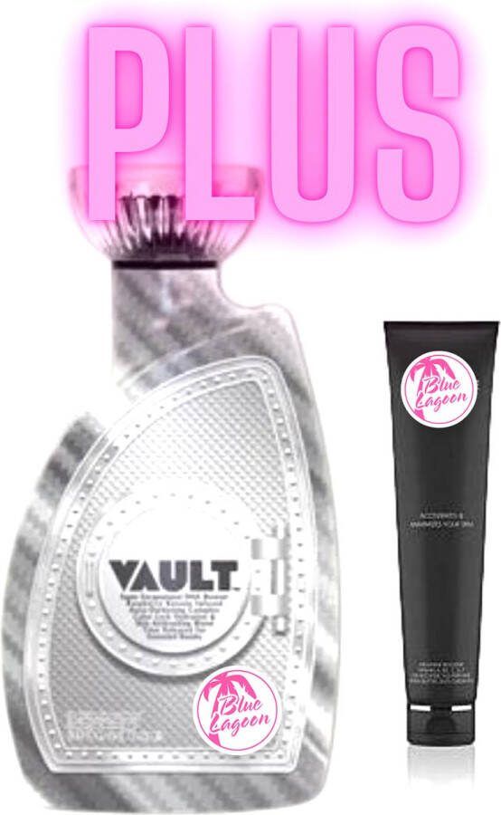 Vault 400 ml plus Bodylotion t.w.v. 40 euro exclusief bij Zonnestudio Blue Lagoon