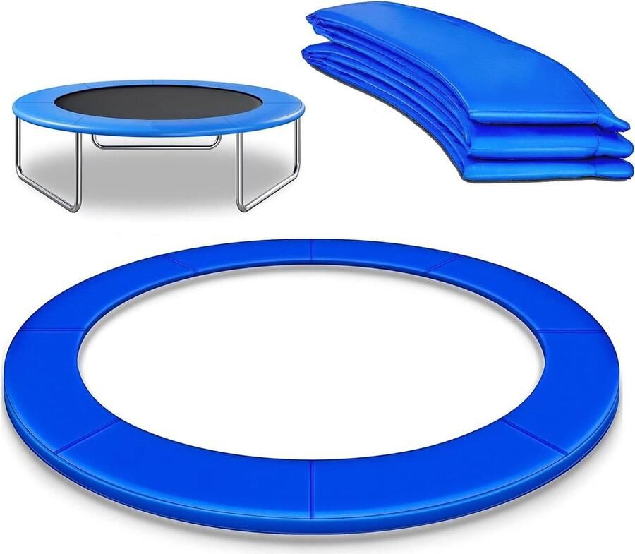 Veerafdekking randbescherming trampoline diameter 244 cm 305 cm framebekleding UV-bestendig scheurvast