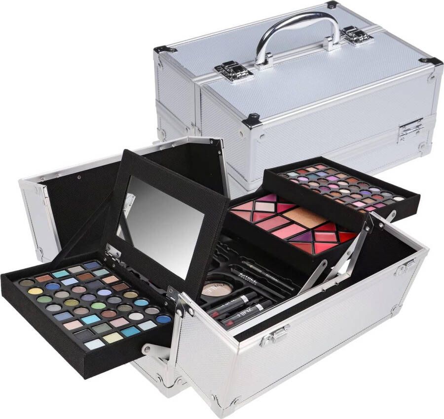 Make-Up Koffer Make-Up Set Meisjes Incl. Inhoud Veganistisch Cosmetica 113 Delig Incl Slot