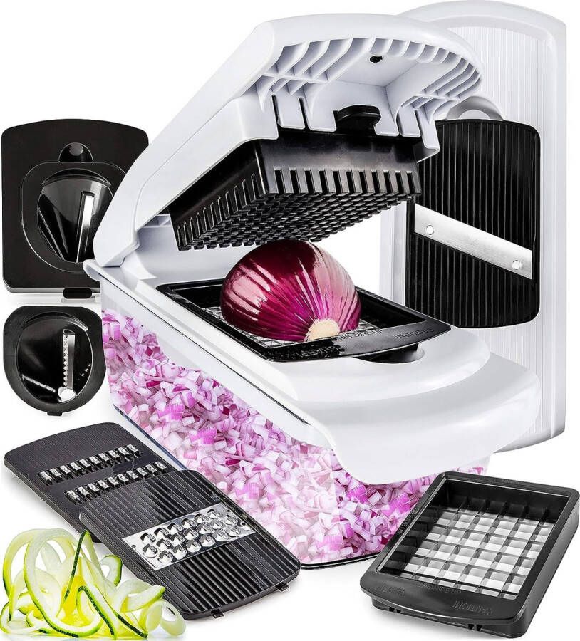 Vegetable Cutter Groentesnijder met verschillende mesjes non-slip