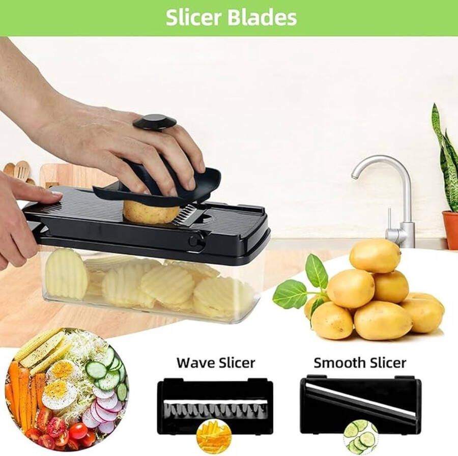 Vegetable Cutter Multifunctionele Groentesnijder Veg Ui Dicer Salade Chopper