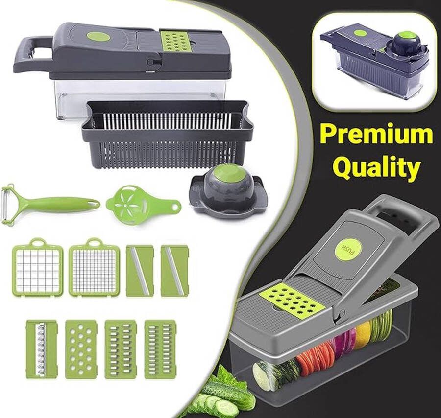Vegetable Cutter Multifunctionele Groentesnijder Veg Ui Dicer Salade Chopper
