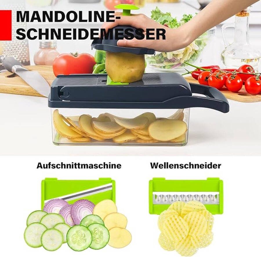 Vegetable Cutter Multifunctionele Groentesnijder Veg Ui Dicer Salade Chopper