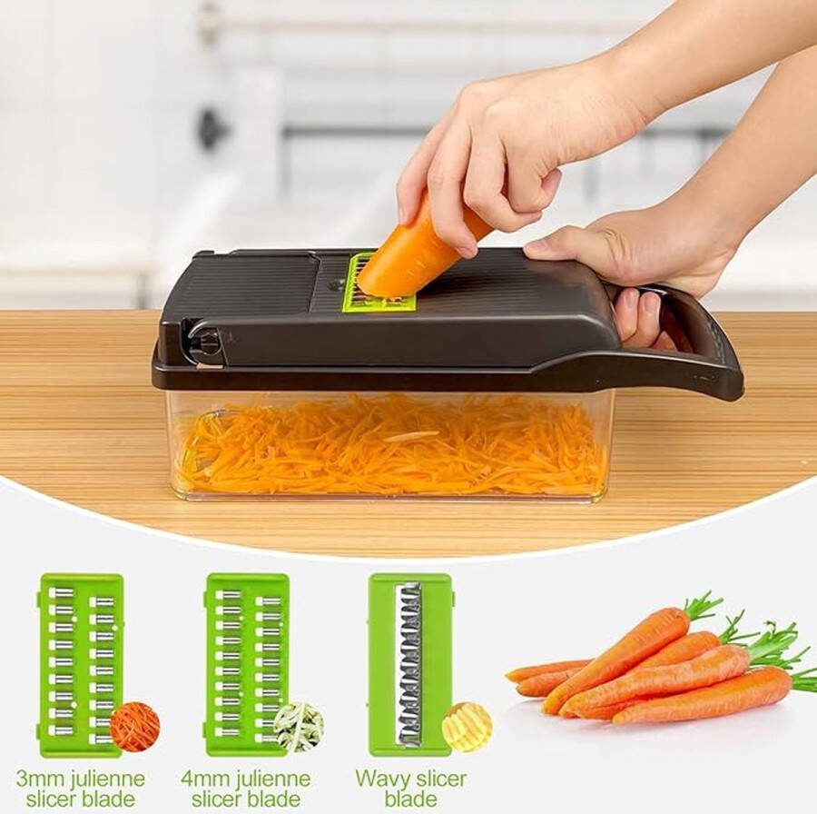 Vegetable Cutter Multifunctionele Groentesnijder Veg Ui Dicer Salade Chopper