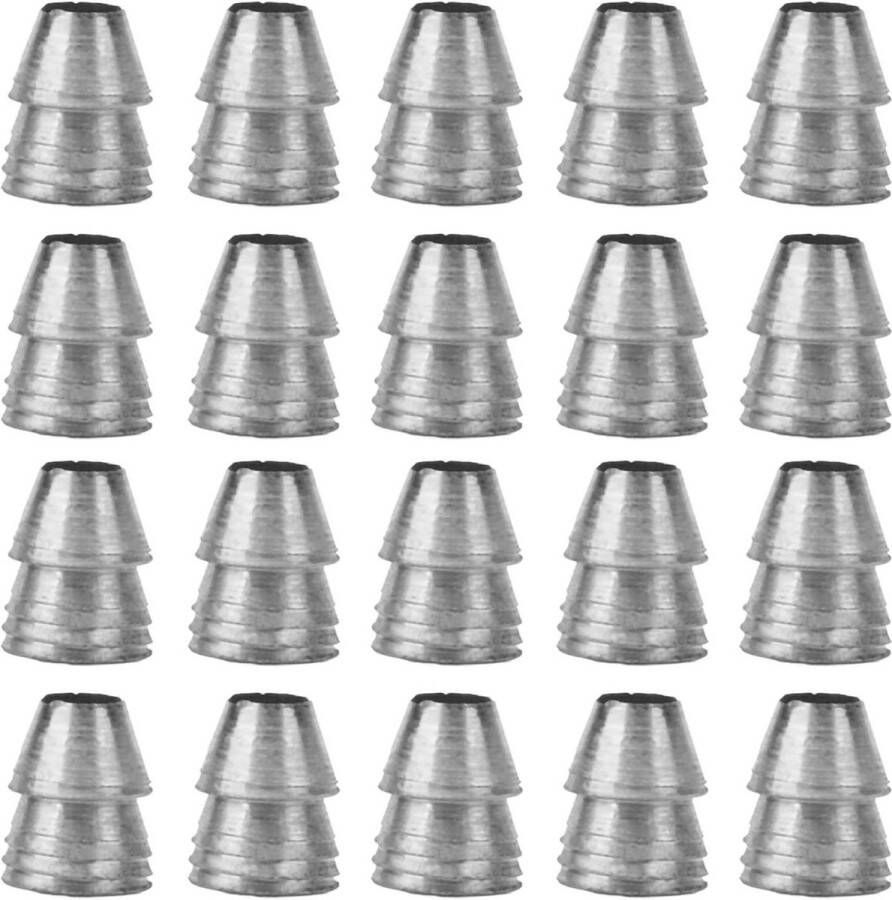 Veiligheid Ronde Handvat Wiggen Hand Metalen Wedge Bijl Klauw Hamer Sledge Diameter 13 mm 051 inch Set van 20