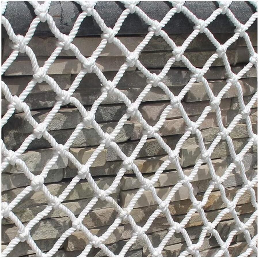 Veiligheidsnet nylon lading touwnet afneembaar balkon buiten decoratie net kleuterschool trap anti-val henneptouw net omheining van kinderveiligheidsnet Omheining Net (2M x 5M)