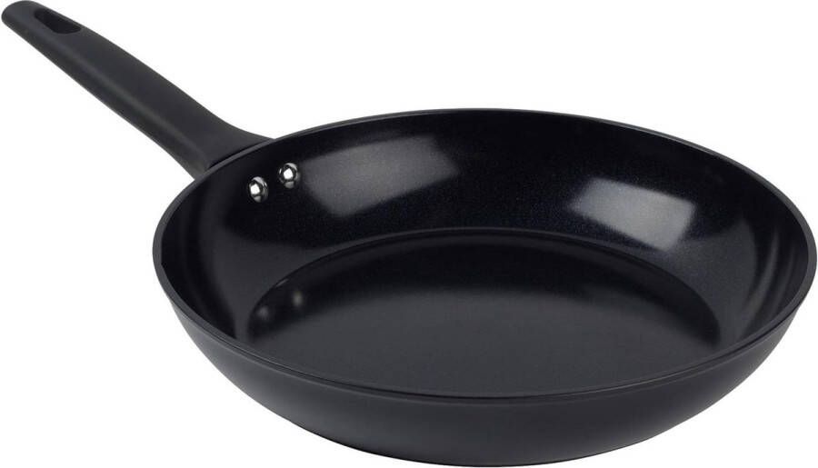 Verde Thermocollar 28 cm Frying Pan Gezonde Keramische Antiaanbaklaag PFAS-Vrij Gerecycled Aluminiumlichaam Inductie Ei Omelet Kookpan Temperatuurindicator Cookware