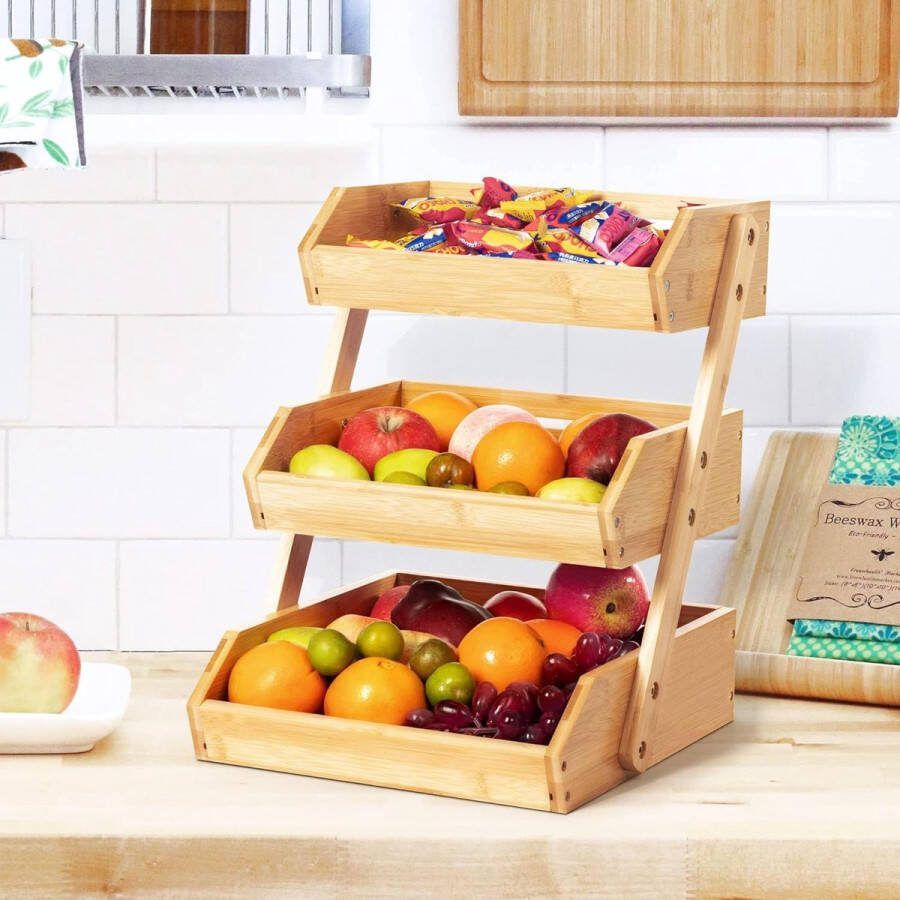 Verdiepingen fruitmand 3-laags