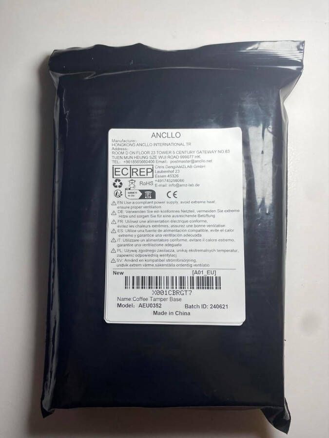 Verdikte zwart roestvrij staal anti-roest elastisch duurzaam koffiestamper basis herbruikbare koffiepad basis standaard rek voor thuis koffie winkel en restaurant zwart koffie accessoires koffie rek