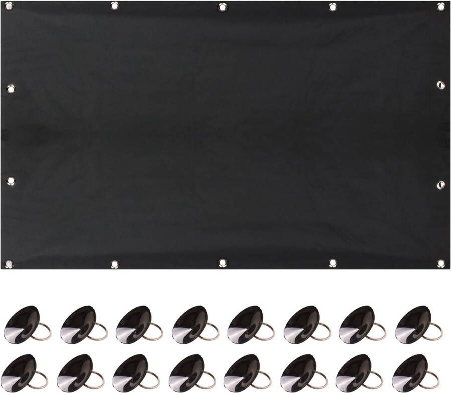 Verduisteringsdoek 120 x 70 cm 100% Verduistering Eenvoudige installatie met Zuignappen Donker Maken Verduisteringsgordijn