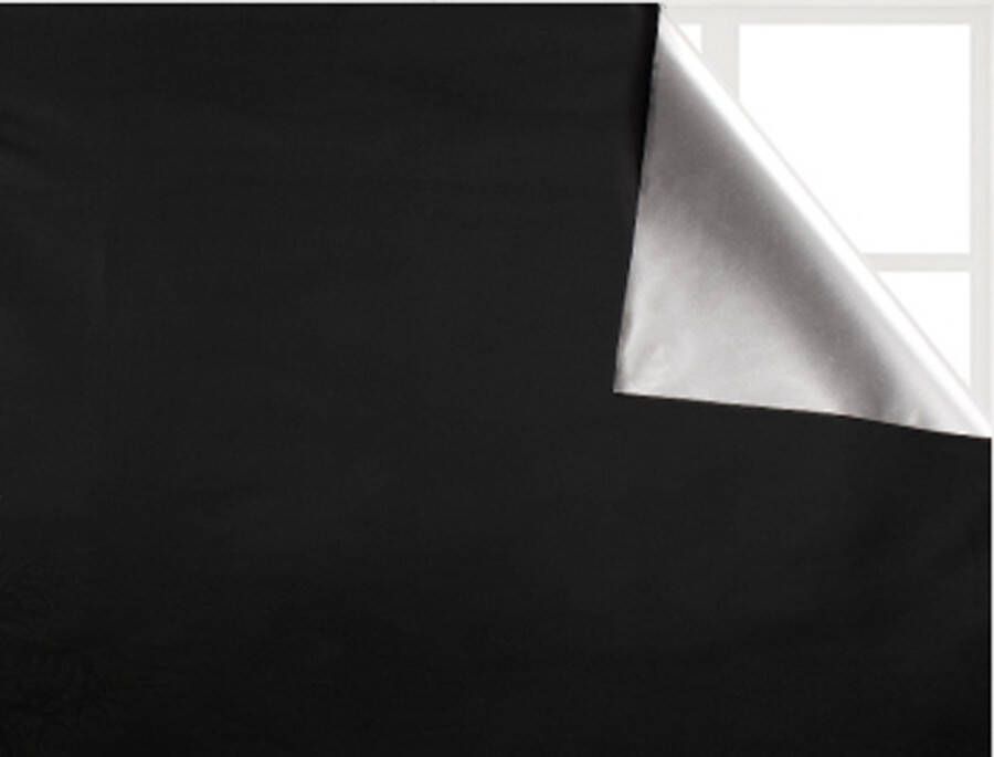 Verduisteringsfolie Zwart 118 x 58 cm Zelfklevende Folie voor op het Raam Complete Verduisteringsset DYI Zelfklevende Verduisterende Raamfolie