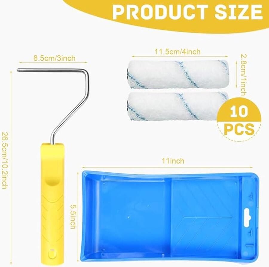 Verfroller Paint Roller Brush Set 10