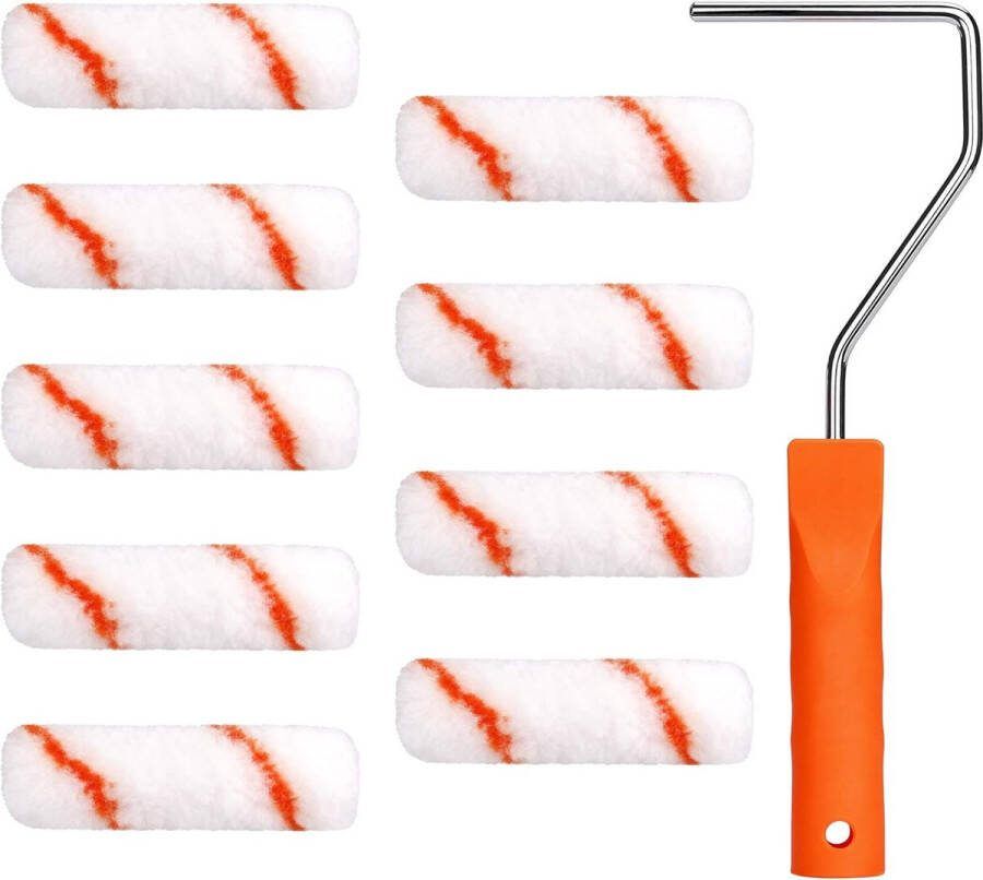 Verfroller Paint Roller Brush Set 10 Pieces
